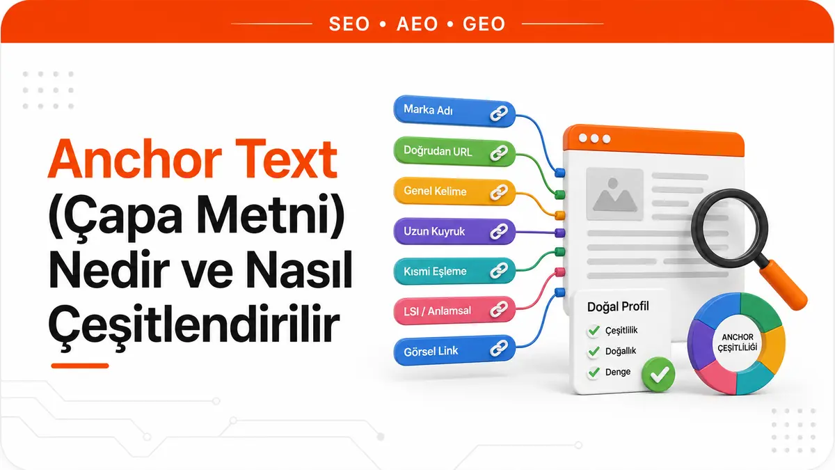 Anchor Text (Çapa Metni) Nedir ve Nasıl Çeşitlendirilir