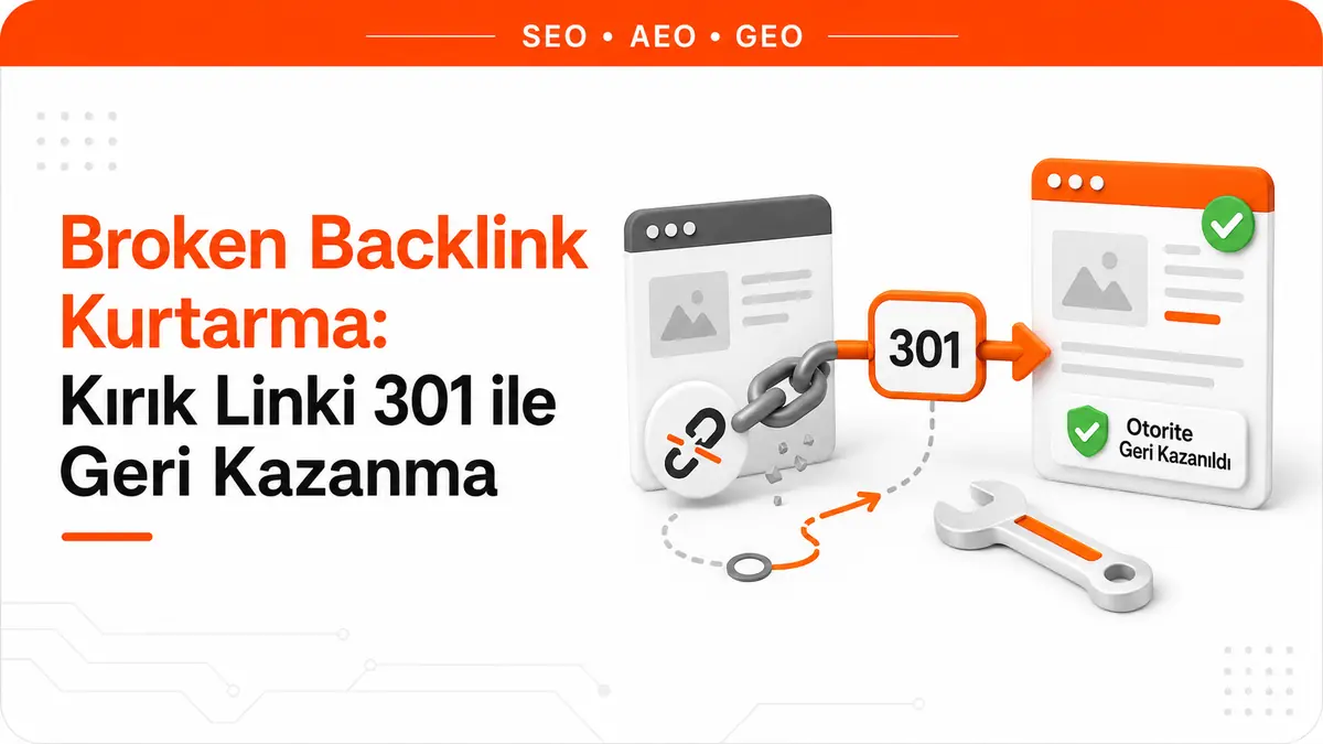 Broken Backlink Kurtarma: Kırık Linki 301 ile Geri Kazanma