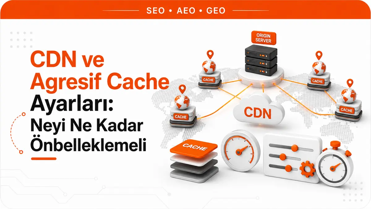 CDN ve Agresif Cache Ayarları - Neyi Ne Kadar Önbelleklemeli