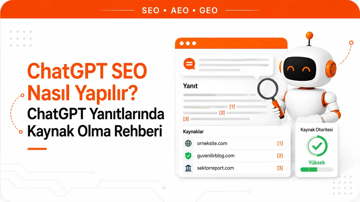 ChatGPT SEO Nasıl Yapılır? ChatGPT Yanıtlarında Kaynak Olma Rehberi