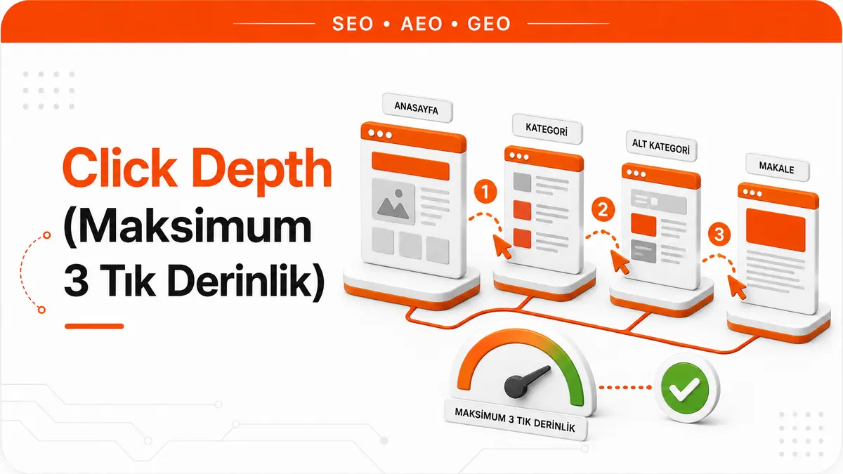 Click Depth (Maksimum 3 Tık Derinlik)