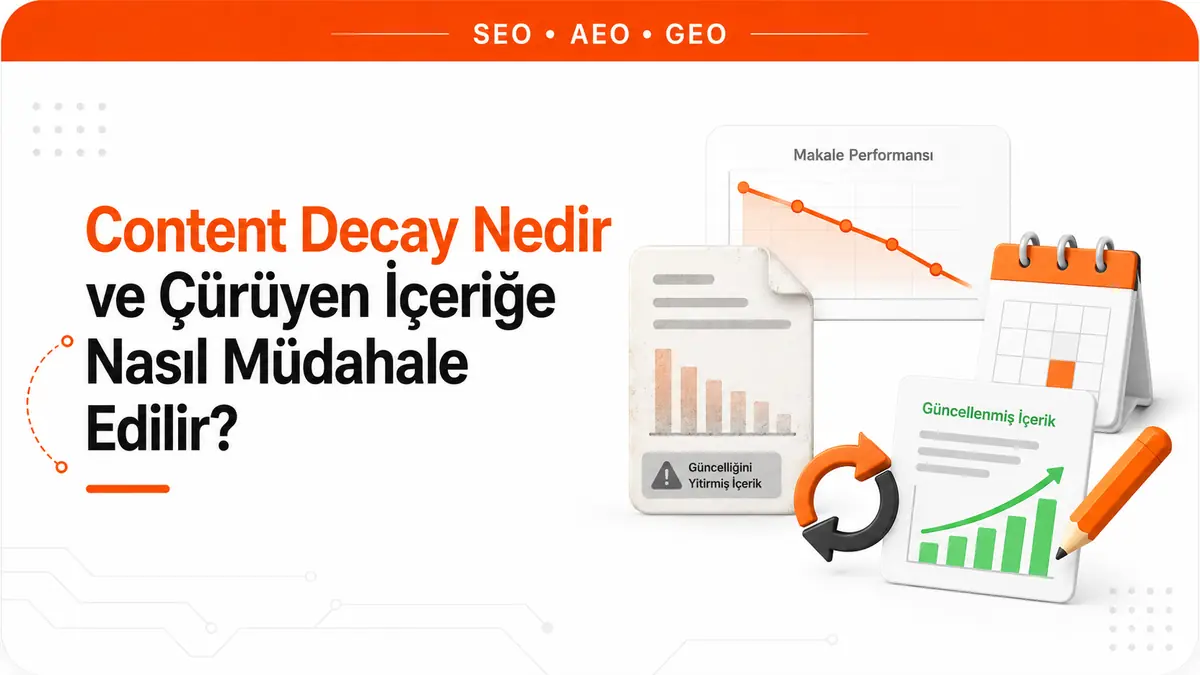 Content Decay Nedir ve Çürüyen İçeriğe Nasıl Müdahale Edilir?