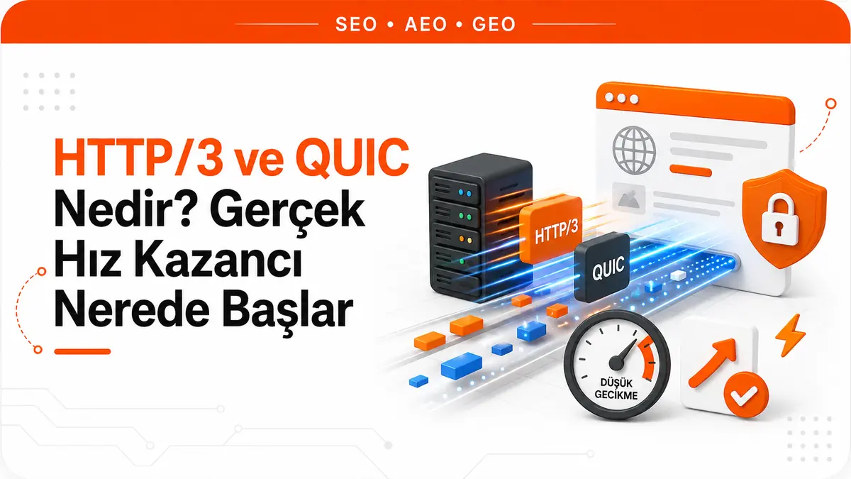 HTTP/3 ve QUIC Nedir? Gerçek Hız Kazancı Nerede Başlar