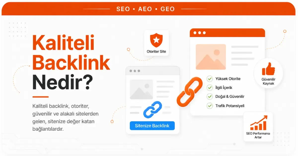 Kaliteli Backlink Nedir ve Nasıl Anlaşılır?