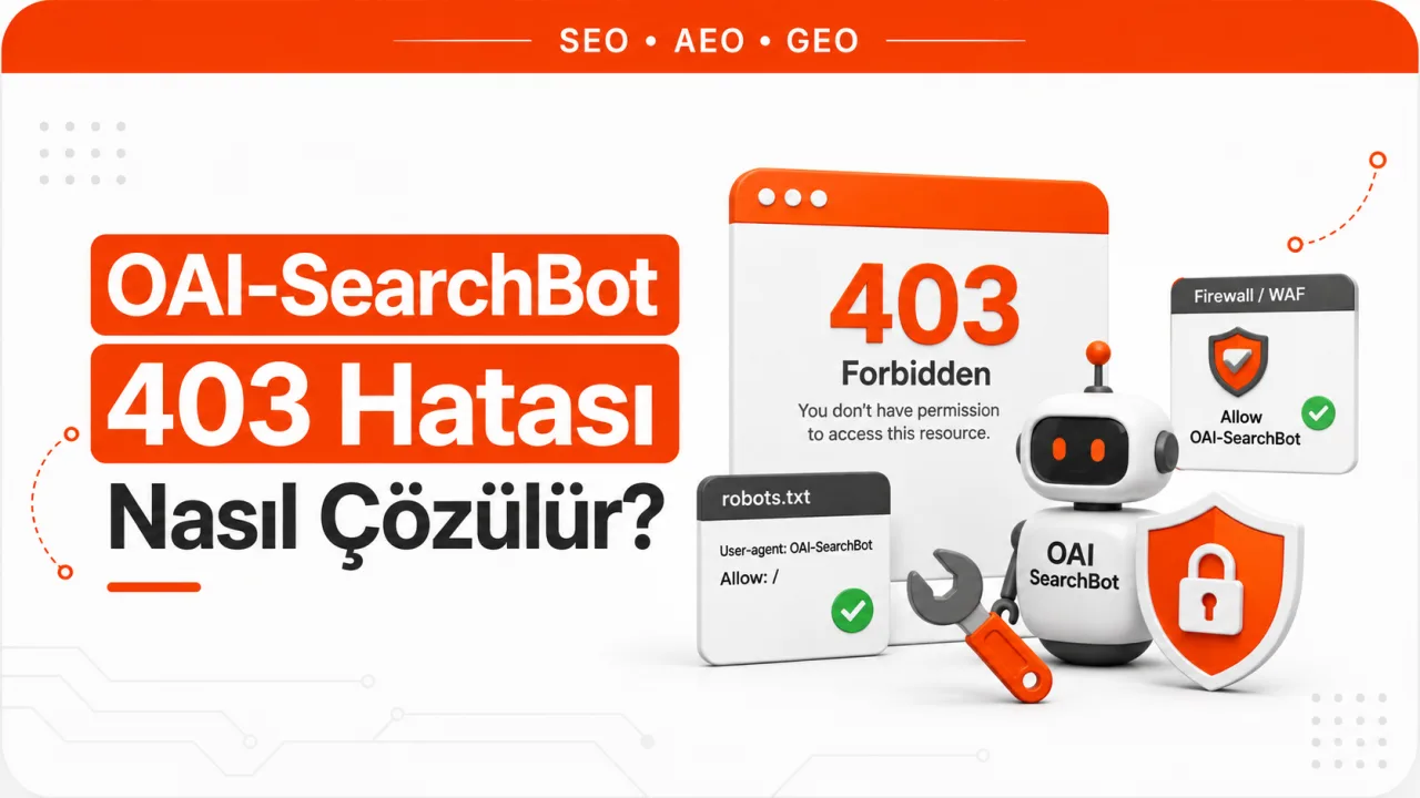OAI-SearchBot 403 Hatası Nasıl Çözülür?