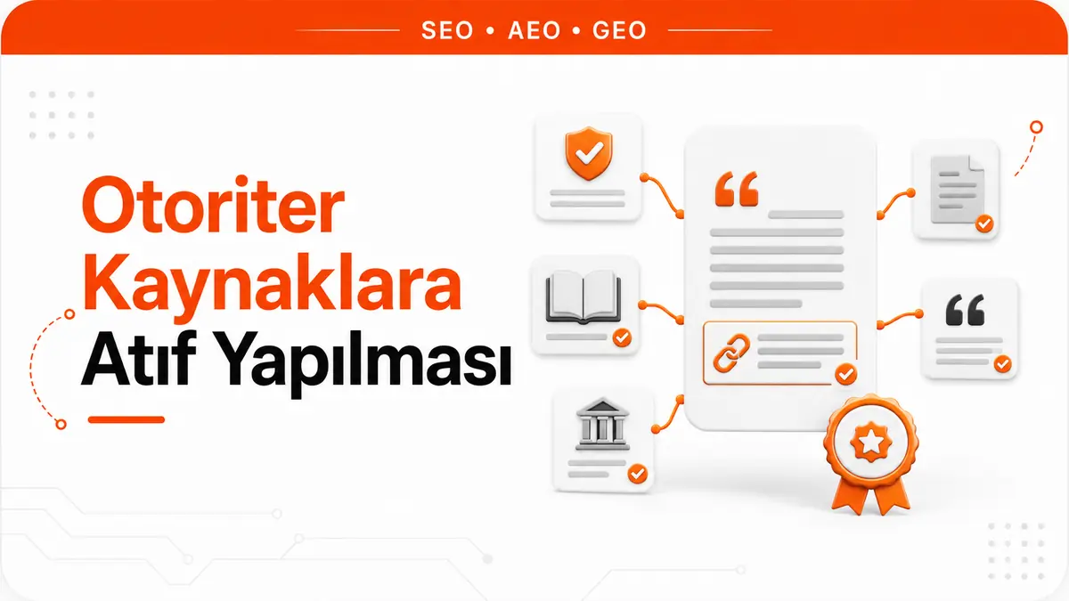 Otoriter Kaynaklara Atıf Yapılması