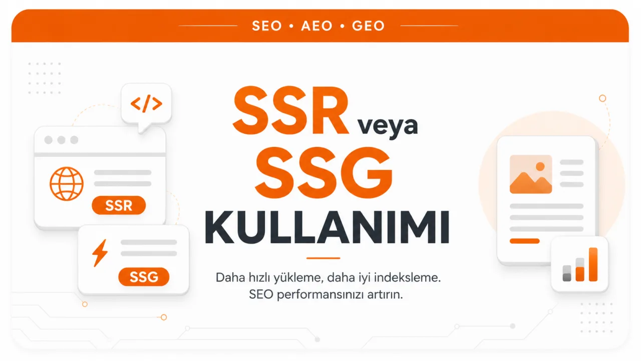 SSR veya SSG Kullanımı