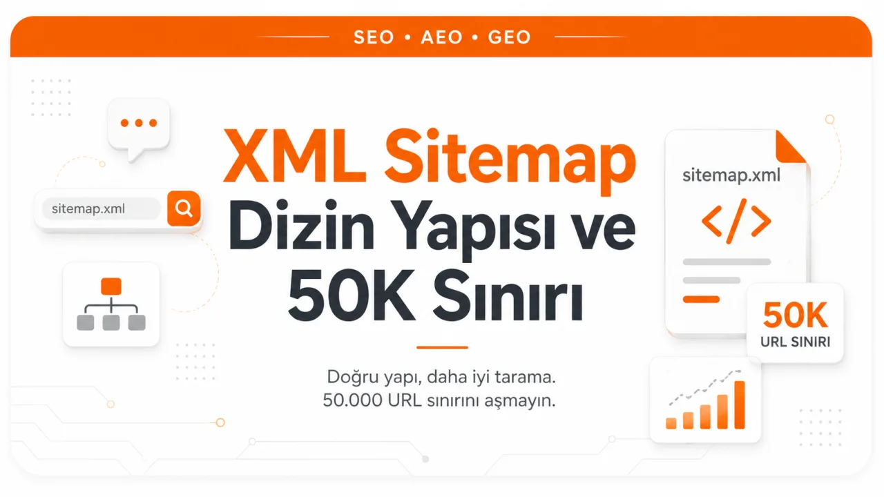 XML Sitemap Dizin Yapısı ve 50K Sınırı