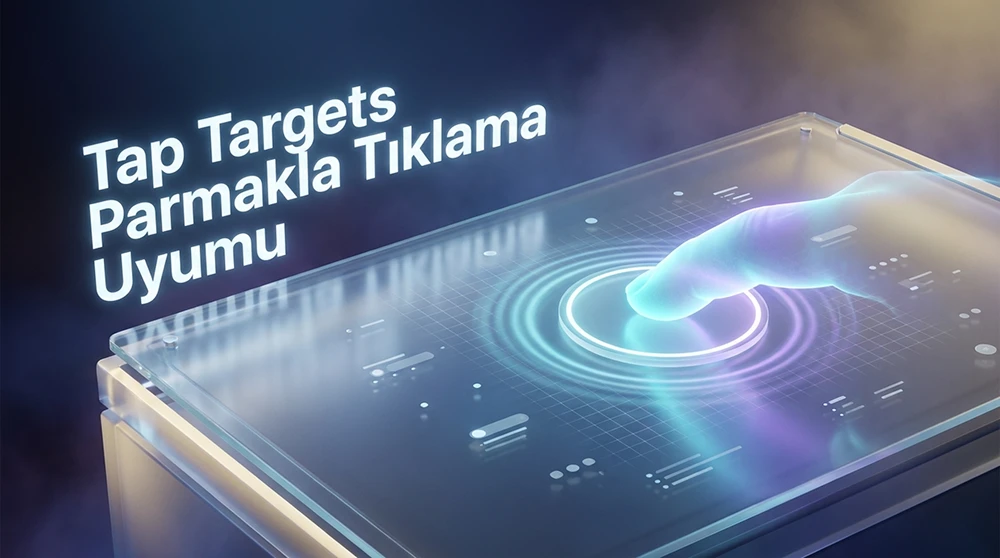 Tap Targets Parmakla Tıklama Uyumu