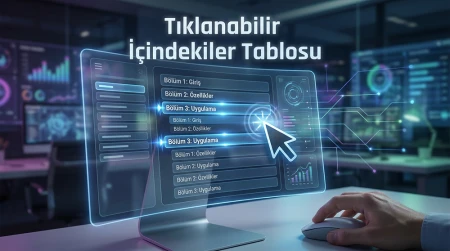 Tıklanabilir İçindekiler Tablosu