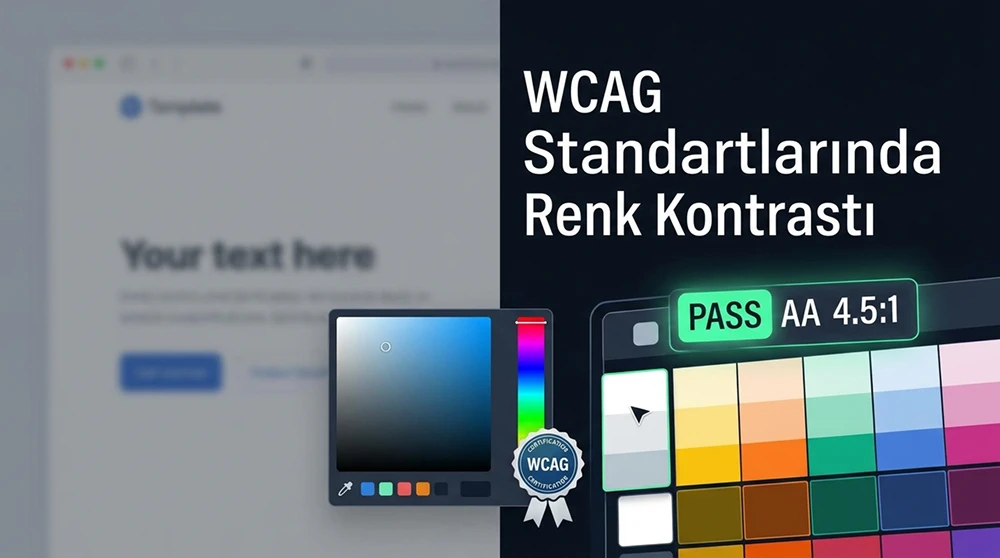 WCAG Standartlarında Renk Kontrastı